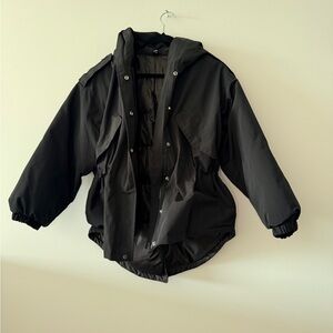 Black Hooded Jacket